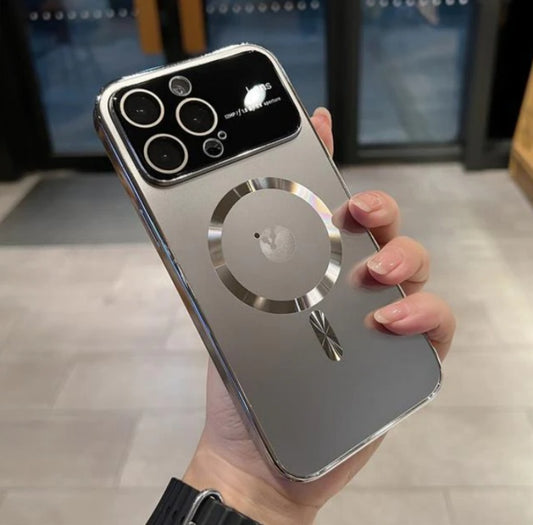 iPhone Frosted Magnetic Charging Shell