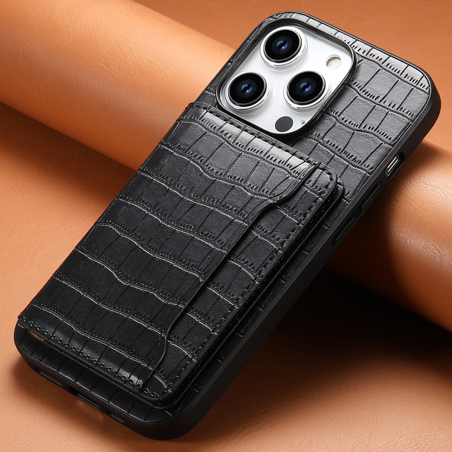 Card Holder Leather iPhone Case