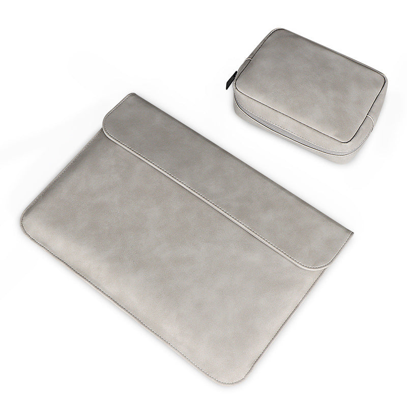 LLANO Premium Leather Laptop Sleeve for MacBook Air/Pro (11–16 inch) – Waterproof, Soft Protective Case