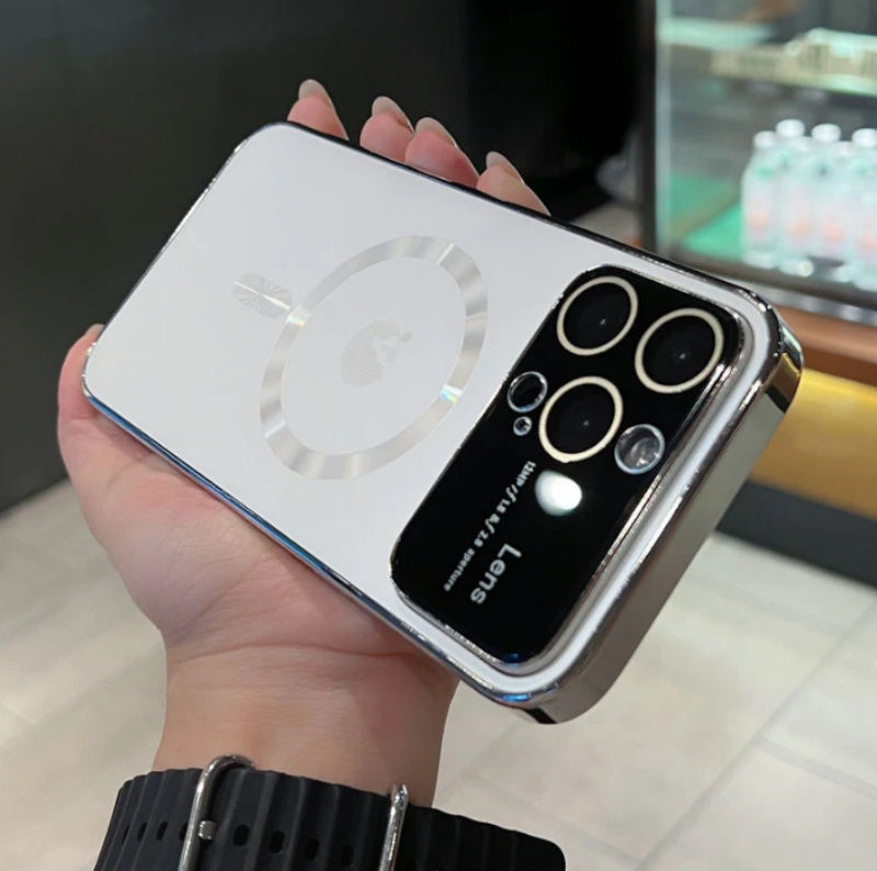 iPhone Frosted Magnetic Charging Shell