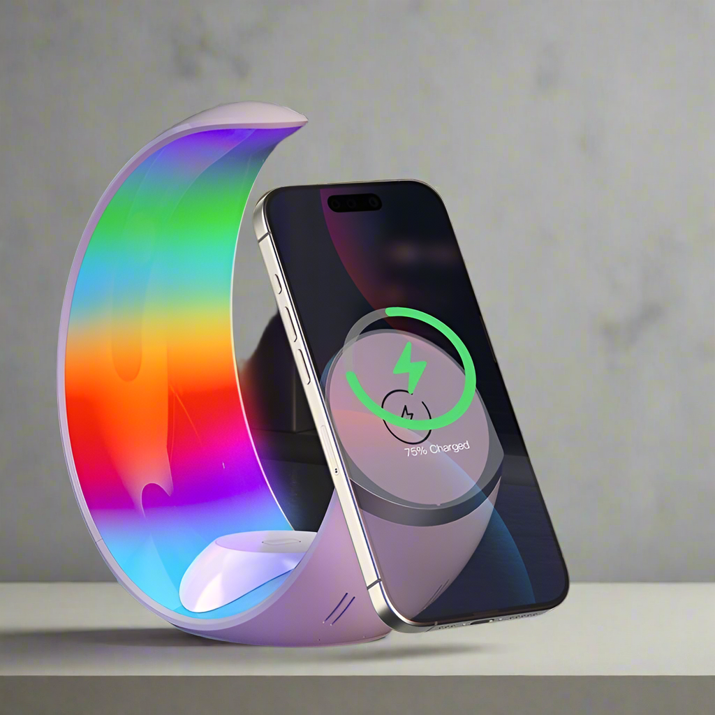 Wireless Ambience Light 4 In 1 Small Night Lamp Charger