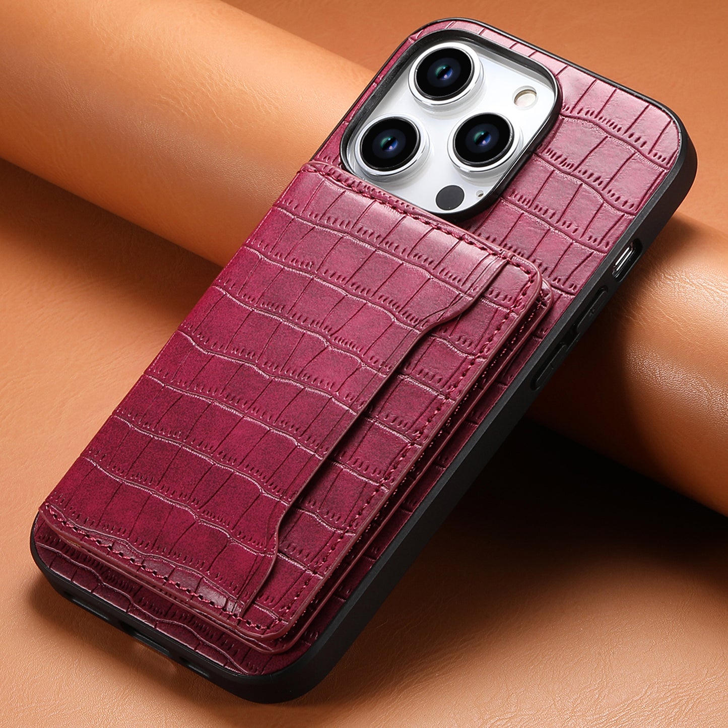 Card Holder Leather iPhone Case