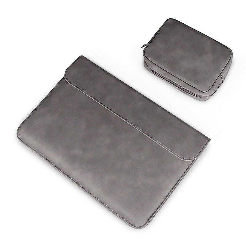 LLANO Premium Leather Laptop Sleeve for MacBook Air/Pro (11–16 inch) – Waterproof, Soft Protective Case