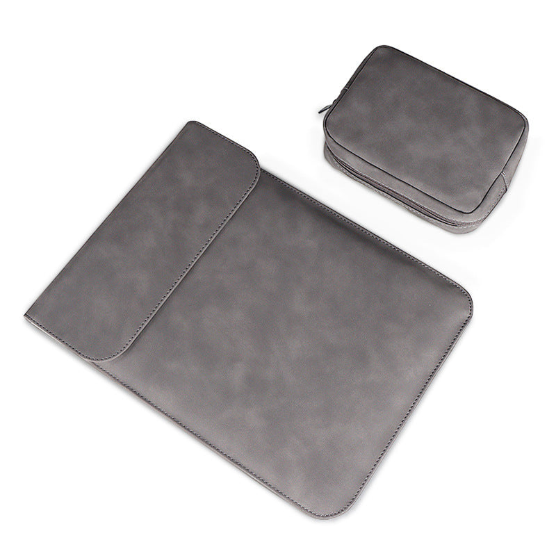 LLANO Premium Leather Laptop Sleeve for MacBook Air/Pro (11–16 inch) – Waterproof, Soft Protective Case
