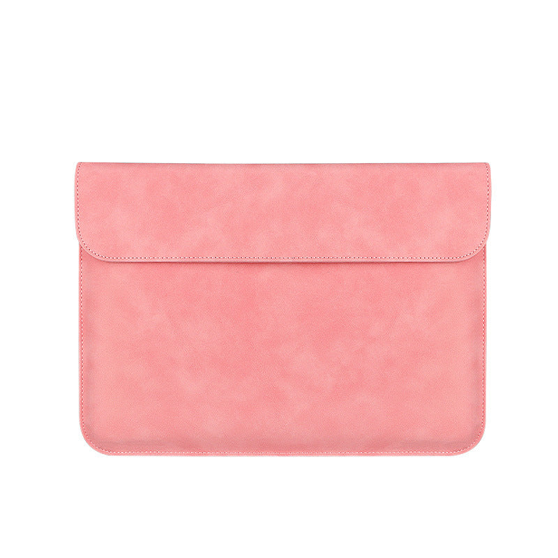 LLANO Premium Leather Laptop Sleeve for MacBook Air/Pro (11–16 inch) – Waterproof, Soft Protective Case