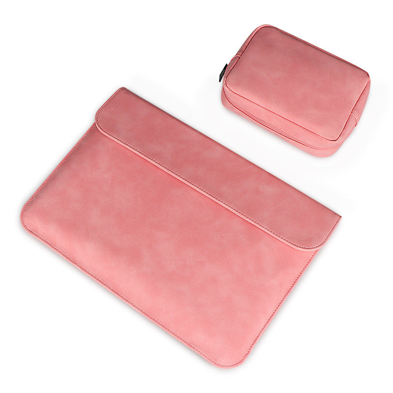 LLANO Premium Leather Laptop Sleeve for MacBook Air/Pro (11–16 inch) – Waterproof, Soft Protective Case
