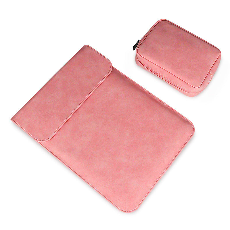 LLANO Premium Leather Laptop Sleeve for MacBook Air/Pro (11–16 inch) – Waterproof, Soft Protective Case