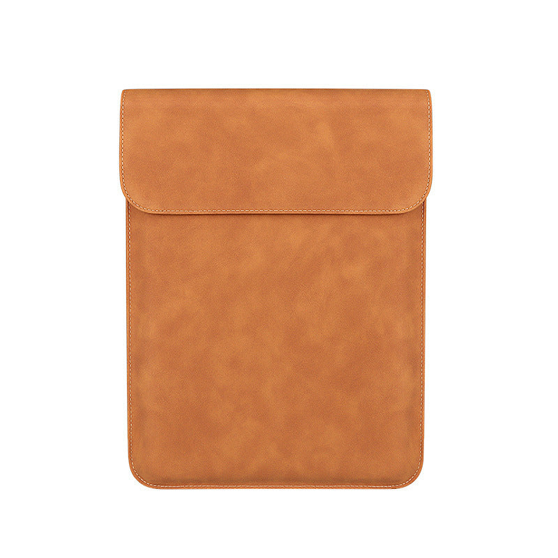 LLANO Premium Leather Laptop Sleeve for MacBook Air/Pro (11–16 inch) – Waterproof, Soft Protective Case