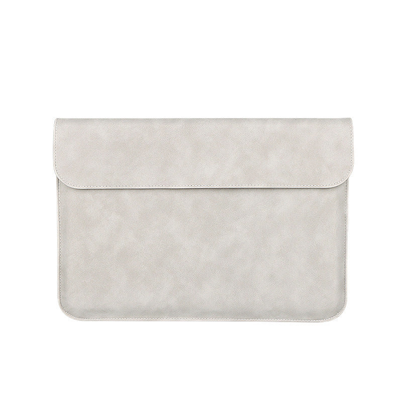 LLANO Premium Leather Laptop Sleeve for MacBook Air/Pro (11–16 inch) – Waterproof, Soft Protective Case